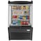Koolmore 36" Open Air Merchandiser Grab and Go Refrigerator with LED Lighting and Night Curtain CDAU-13C - alternate 1